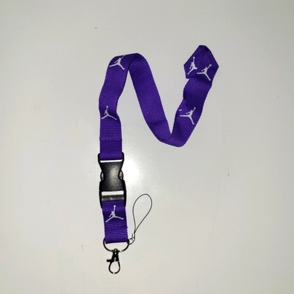 Jordan Combo C One Size Lanyards with Clip (2 Purple) - Picture 5 of 12